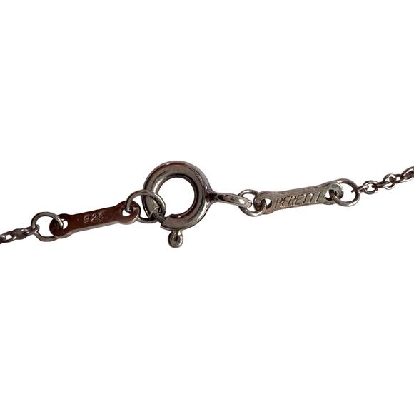 Tiffany and Co Elsa Peretti Teardrop Pendant Necklace in Sterling Silver - Picture 12 of 12